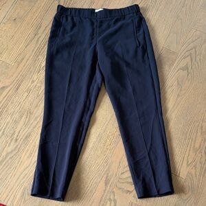 Wilfred Navy Trousers with Stretch Waist